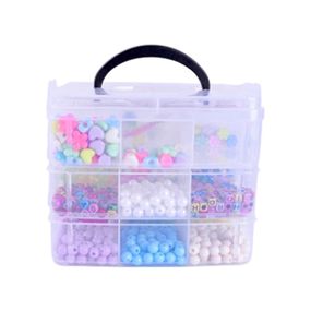 Набір бісеру для творчості 330-148/149 триповерховий бокс, мікс