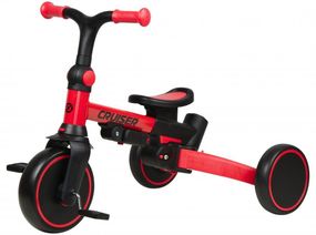 Детский велосипед-биговел трансформер Milano 001 Tri-cycle — с родительской ручкой, 3 в 1 Темно-красный