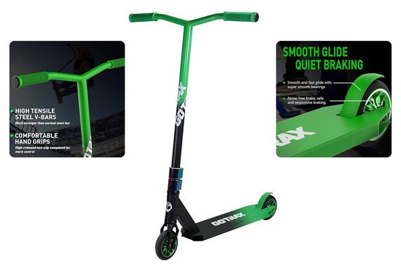 Самокат трюковий Go TRAX ST PRO 200 GREEN | Зображення 1