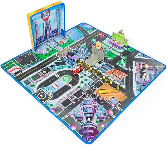 Щенячий патруль у кіно: Ігровий килимок + машинки Мер Хамдінгер, Маршал. Paw Patrol Adventure City PlayMat | Зображення 2