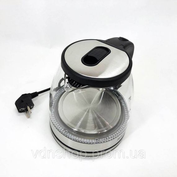 Электрический чайник с современным дизайном, Чайник электро подсветка, Электрочайник для дома красивый JP-82 | Зображення 9