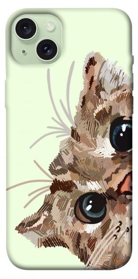 Чохол з картинкою Cat muzzle для Apple iPhone 15 Plus (6.7")