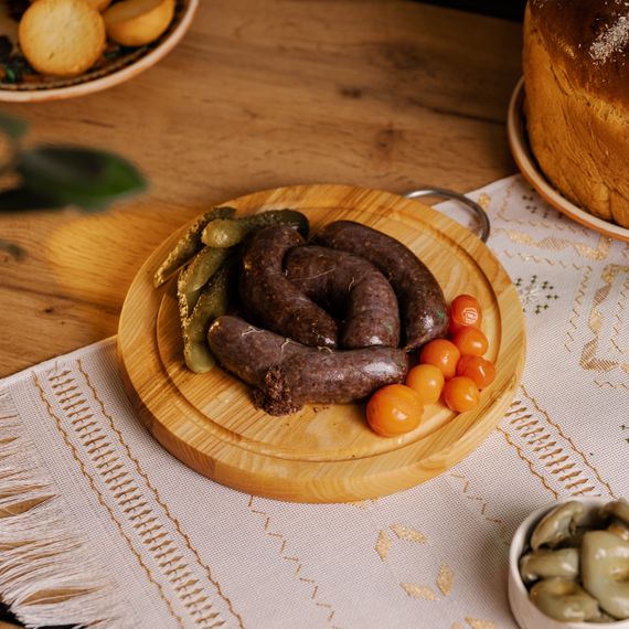 Обробна дерев'яна дошка кругла 25 см ясен C8W250 | Зображення 3