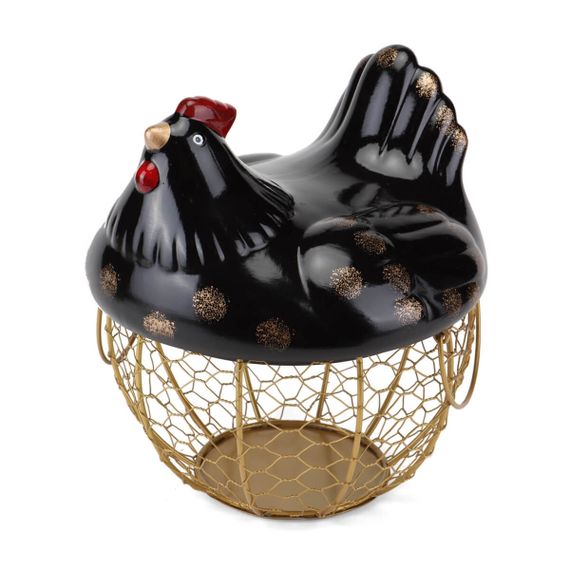 Фруктовница-конфетница Black chicken 21х24 см