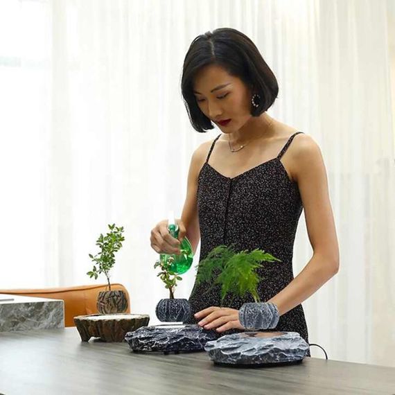 Магнітний левітаційний горщик для рослин HCNT Magnetic Levitating Pot M5B-PW Brown | Зображення 2