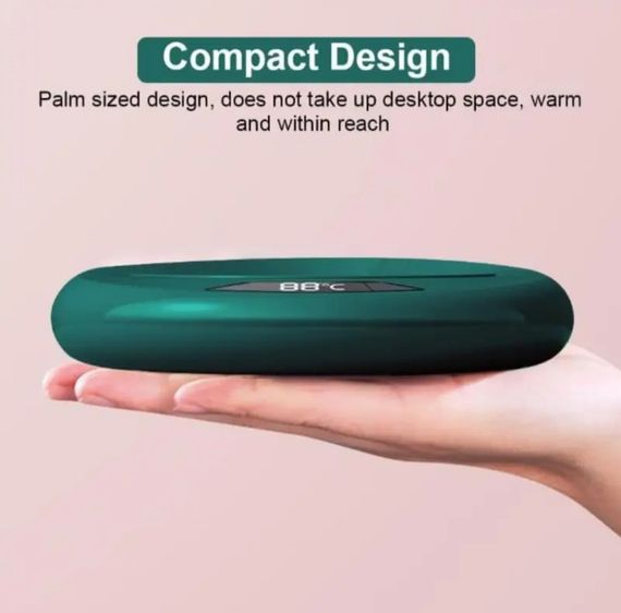 USB-підігрівач для чашки з 3 режимами температури, термостатом | Зображення 5