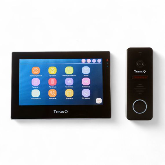 475420 Комплект видеодомофона WiFi + Ethernet Tervix Pro Line Smart Video Door Phone System | Зображення 1