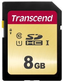 Карта пам'яті Transcend SD 8GB C10 R20MB/s (TS8GSDC300S)