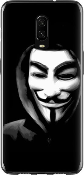 Чехол на OnePlus 6T Анонимус "832u-1587-17620"