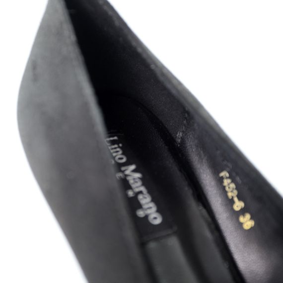 Туфлі човники жіночі 591616 Чорні 35 36 37 38 39 | Зображення 3