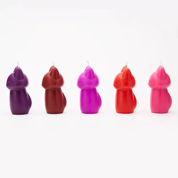 Свічка лисичка низькотемпературна Roomfun Barbie з ароматом ванілі та маракуї, фіолетово-малинова sexstyle | Зображення 3