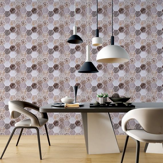 Декоративна ПВХ плитка на самоклейці 280х300х5мм Вінтажна , ціна за 1 шт. (СПП-507) SW-00001136 | Зображення 4