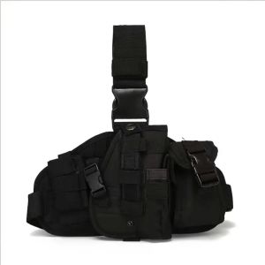 Кобура набедренная с карманами Molle универсальная Oxford 900D  Black