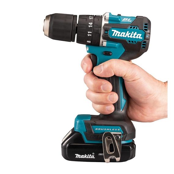 Шуруповерт-дрель с ударным режимом аккумуляторный Makita DHP487Z (40 Нм, 1.5-13 мм, BL, LXT, без аккумуляторов и зарядного устройства) | Зображення 2