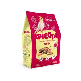 Корм Природа Фієста Німфа для середніх папуг 600 г