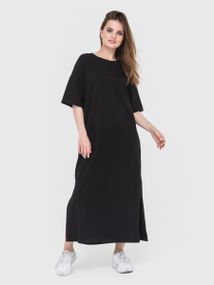 Сукня для жінок довга з коротким рукавом літня, XL
