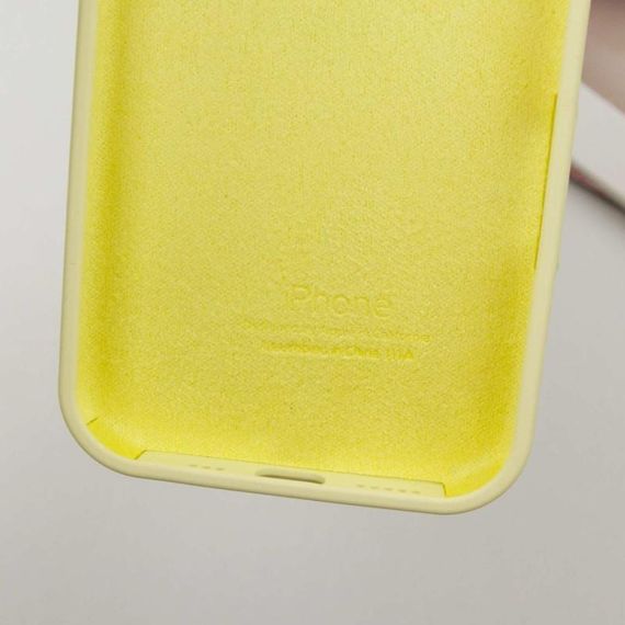 Чохол Silicone Case Full Protective (AA) для Apple iPhone 13 Pro Max (6.7") Бірюзовий / Marine Green Жовтий / Mellow Yellow | Зображення 5