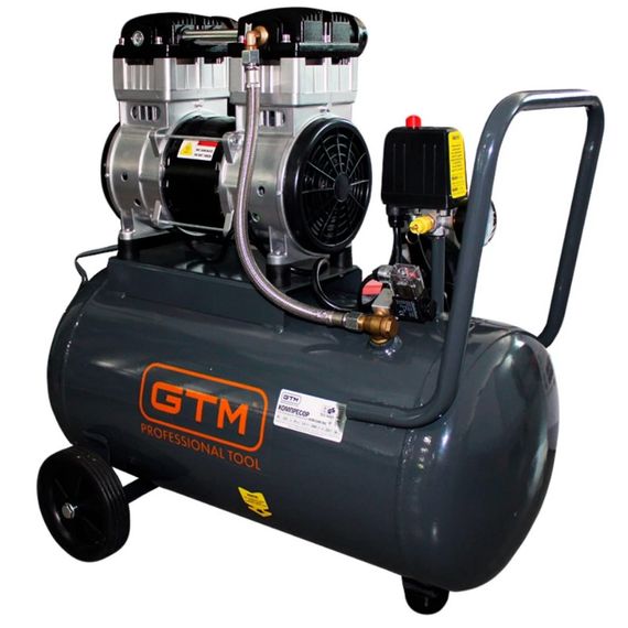 Поршневий повітряний компресор 50 л GTM KCW1500-50L безмасляний