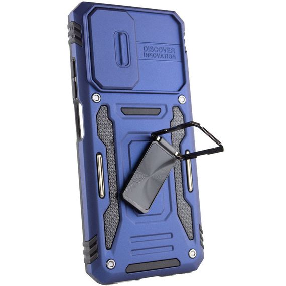 Ударостійкий чохол Camshield Army Ring для Xiaomi Redmi Note 11 Pro 4G/5G / 11E Pro / 12 Pro 4G Синій / Navy | Зображення 3