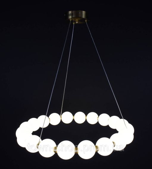 Люстра потолочная LED MJ11-800-k Латунь 30-140х84х84 см. | Зображення 4