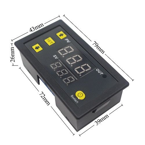 Терморегулятор цифровой, термостат с реле W3230 220v | Зображення 4