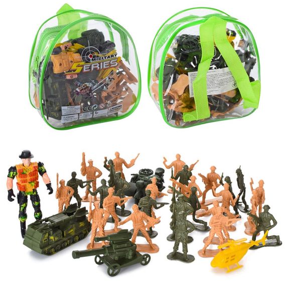 Детский набор солдатиков CY4149B-B, военная техника, с транспортом | Зображення 1
