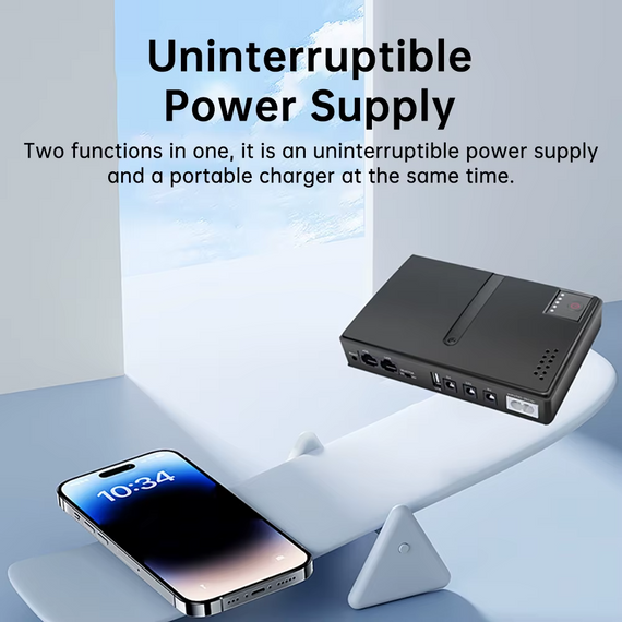 UPS Міні ДБЖ для роутера безперебійник 5V, 9V, 12V, БЕЗ батарей | Зображення 4