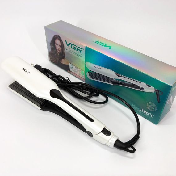Выпрямитель для волос VGR V-557, Утюжок гофре выпрямитель, Утюжок AN-659 для выравнивания | Зображення 2
