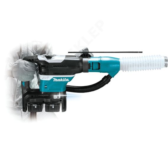 Перфоратор аккумуляторный Makita DHR400ZK (LXT, 8.0 Дж, SDS-MAX, AVT, AWS, без аккумуляторов и зарядного устройства) | Зображення 7