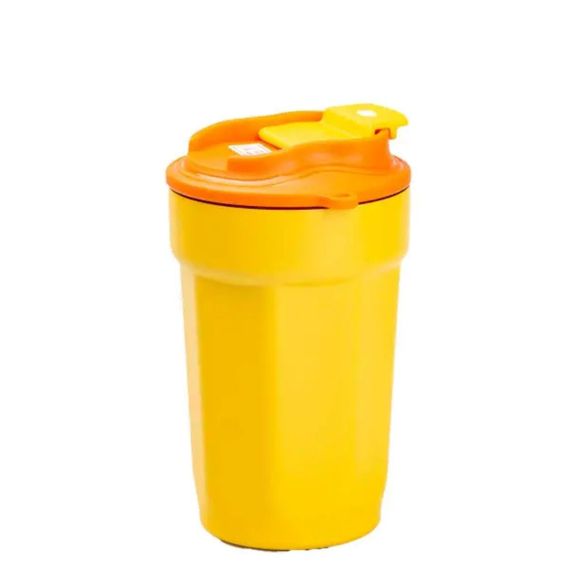 Термокружка 450 мл с крышкой на защелке G. Duck Желтый HP28489 | Зображення 3