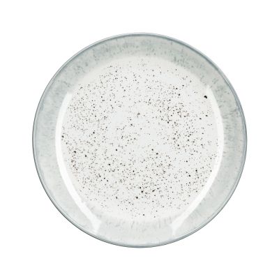 Тарілка Ardesto Siena, 19см, порцеляна, біло-сірий (AR2919SW) | Зображення 4