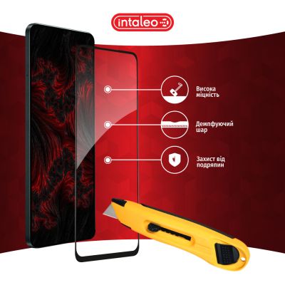 Стекло защитное Intaleo Full Glue Oppo A58 4G Black (1283126583490) | Зображення 4