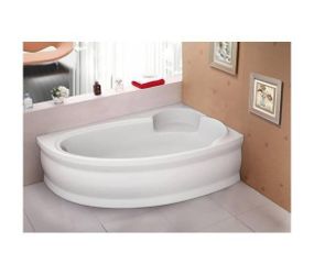 Ванна акриловая асимметричная Swan Adele 170х110 правая комплект