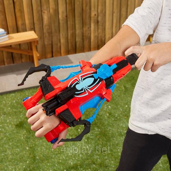 Бластер Людини Павука з дротиками та водою Nerf Marvel Spider-Man Strike 'N Splash Hasbro | Зображення 6