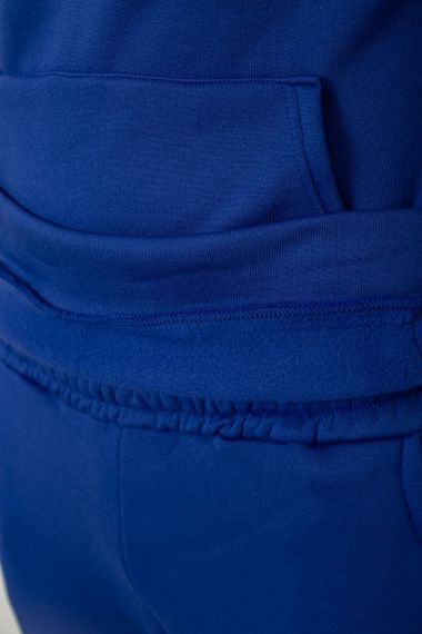 Спортивний костюм чоловічий на флісі, колір синій, 238R57046 | Зображення 5