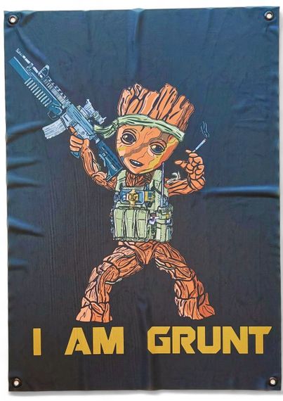 Баннер "I am Grunt" 900х600 мм