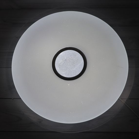 Сучасний круглий світильник стельовий LED для кімнати кухні ванної 25714 Білий 5х56х56 см. | Зображення 1