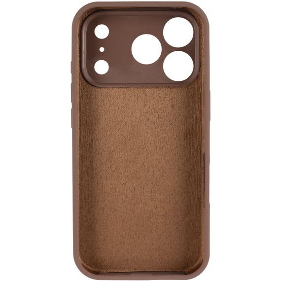 Чохол Silk Full Camera Protective (AA) NO LOGO для Apple iPhone 17 Pro / 18 Pro (6.3") Коричневий / Brown | Зображення 2