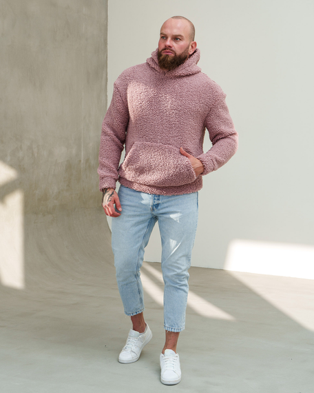 Худи Ведмедик розовый S M | Зображення 2