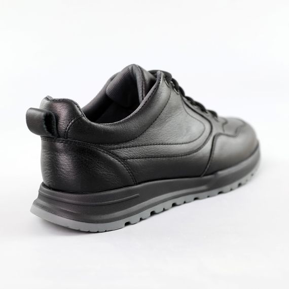 Кросівки чоловічі шкіряні 591351 Чорні 40 41 42 43 44 45 | Зображення 5