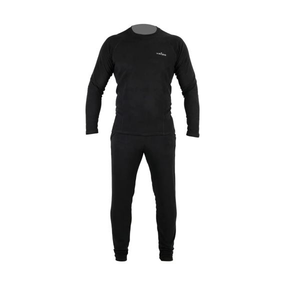 Термобелье мужское Tribe Microfleece (футболка+штаны) T-KA-0015-black, (T-KA-0015-black-S)