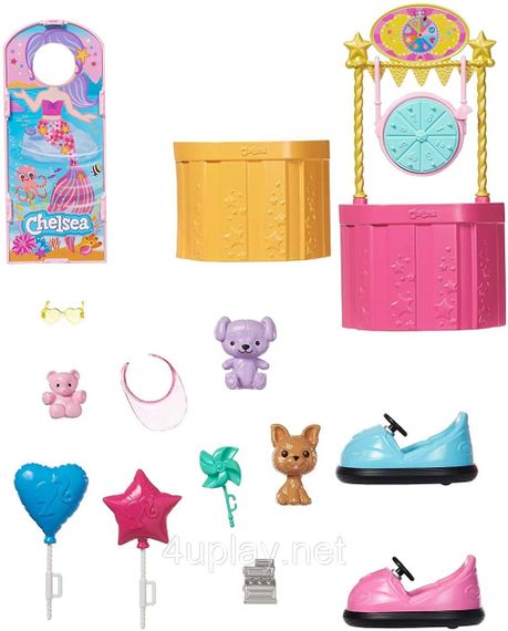 Клуб Барбі Лялька Челсі на атракціонах Ігровий набір Карнавал Barbie Club Chelsea Doll and Carnival Playset | Зображення 2