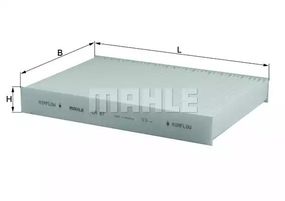 Фільтр салону Renault, NISSAN, MAHLE/KNECHT (LA87)