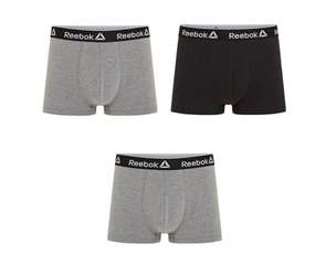 Набір чоловічих трусів боксерів Reebok 3 шт в наборі
