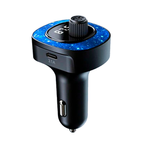 Автомобильный FM ФМ модулятор Terra С41, Bluetooth 5.0, трансмиттер, USB 3.1А, Type C