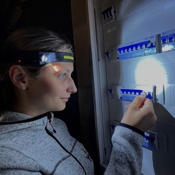Ліхтар налобний акумуляторний LED+COB WF218 | Зображення 2