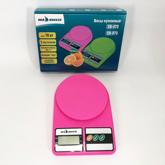 Компактные кухонные весы с батарейками SeaBreeze SB-072, Точное весы для кухни вес для кухни XN-95 | Зображення 9