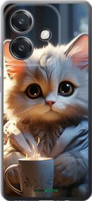 Чохол на Oppo A3 4G Білий кіт "5646u-3846-2448"
