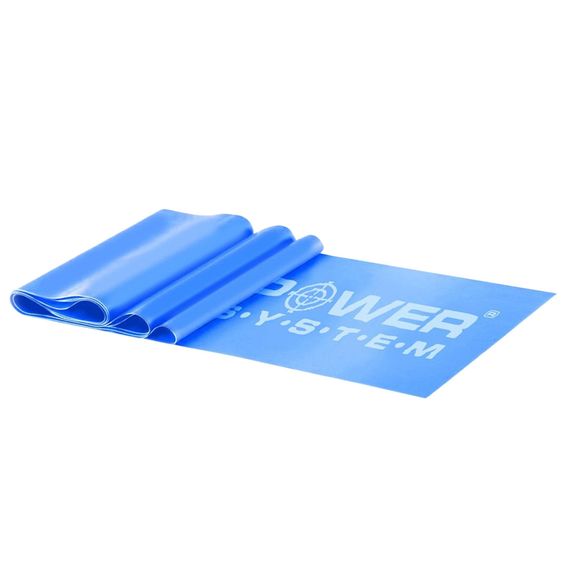 Стрічка-еспандер для спорту та реабілітації Павер сістем PS-4121 Flat Stretch Band Level 1 Blue (1-2,5кг.)