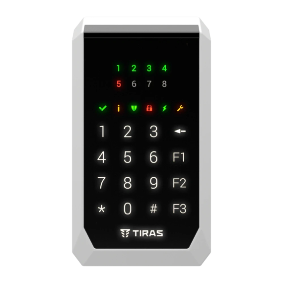 TIras X-Pad Бездротова сенсорна клавіатура Тірас - Управління охороною